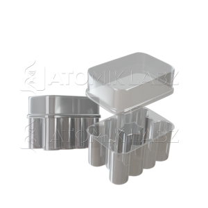 Plastic Storage Container for 10 vials (2ml, 3ml vials)